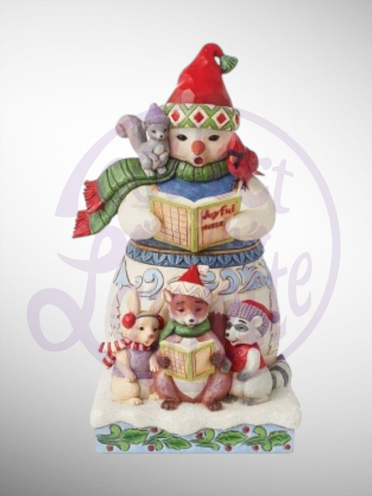 Jim Shore Heartwood Creek - Christmas Sing-Along Snowman Figurine